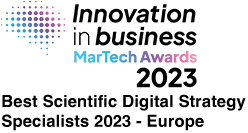 Martech Awards 2023 Best Scientific Digital Strategy Specialists 2023 Europe
